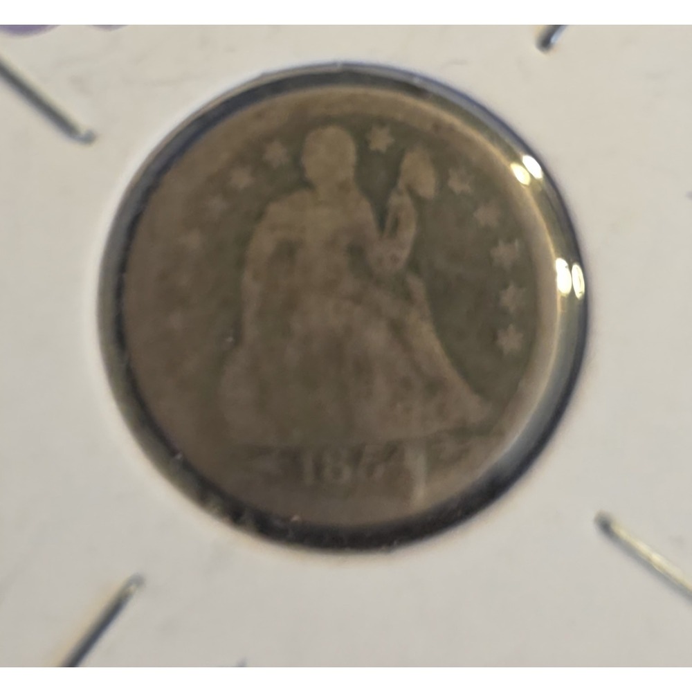 1854 Seated Liberty Dime